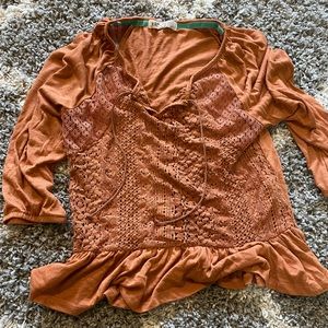 Orange cute top from buckle